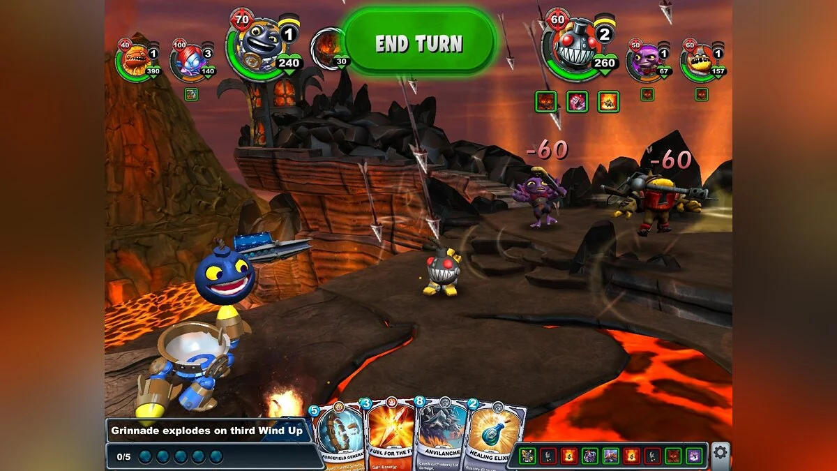 Скриншот из игры Skylanders Battlecast  - 6