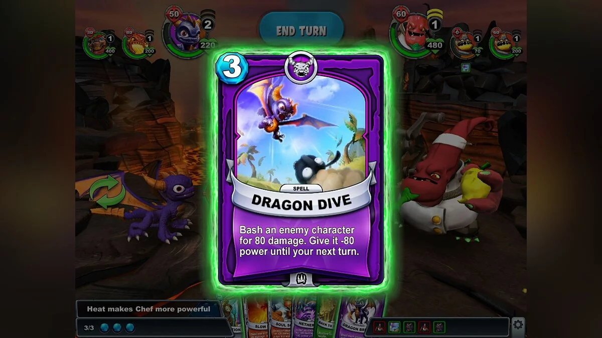 Скриншот из игры Skylanders Battlecast  - 9