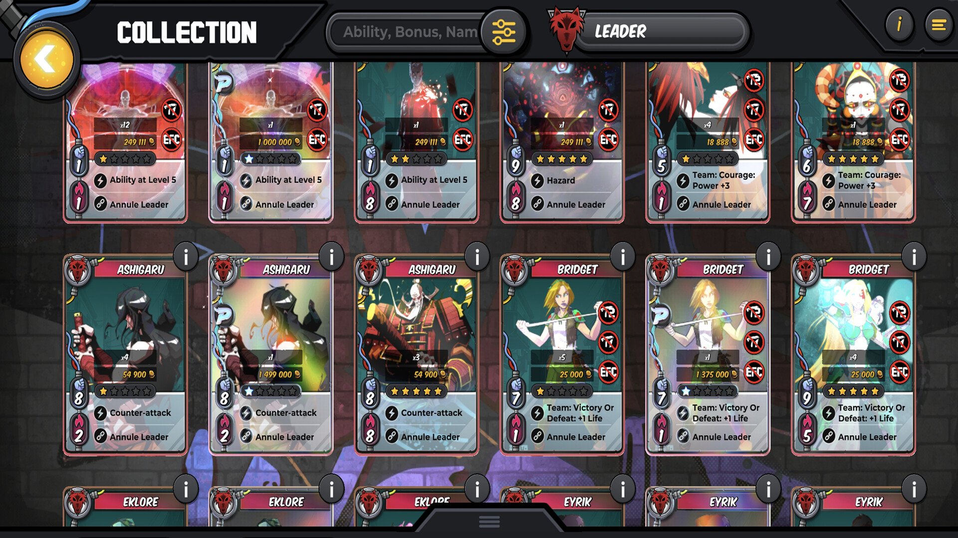 Скриншот из игры Urban Rivals - 6