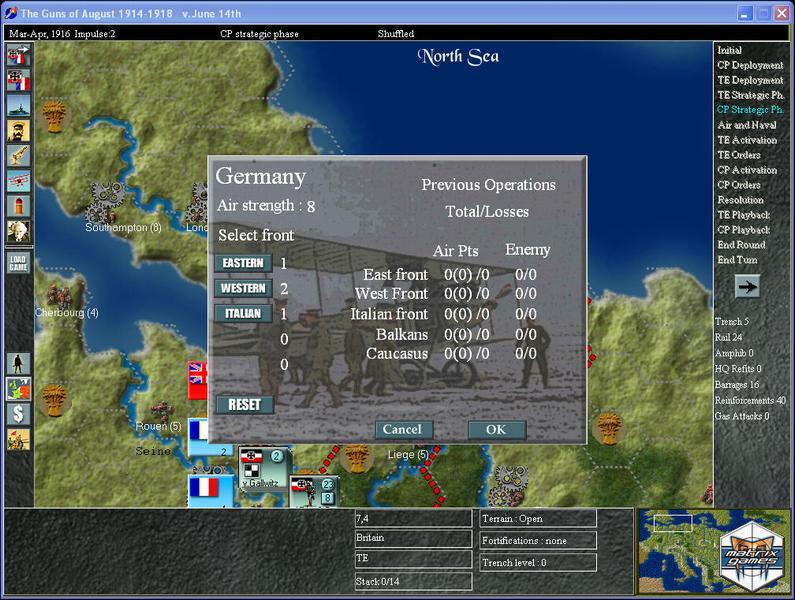 Скриншот из игры Guns of August 1914-1918 - 1