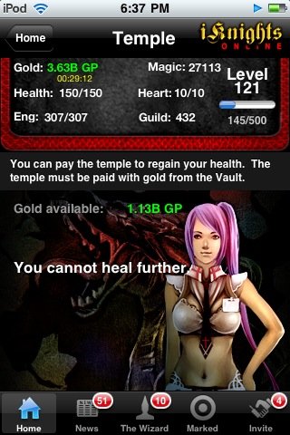 Скриншот из игры iKnights Online - 1