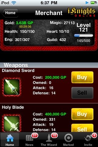 Скриншот из игры iKnights Online - 4