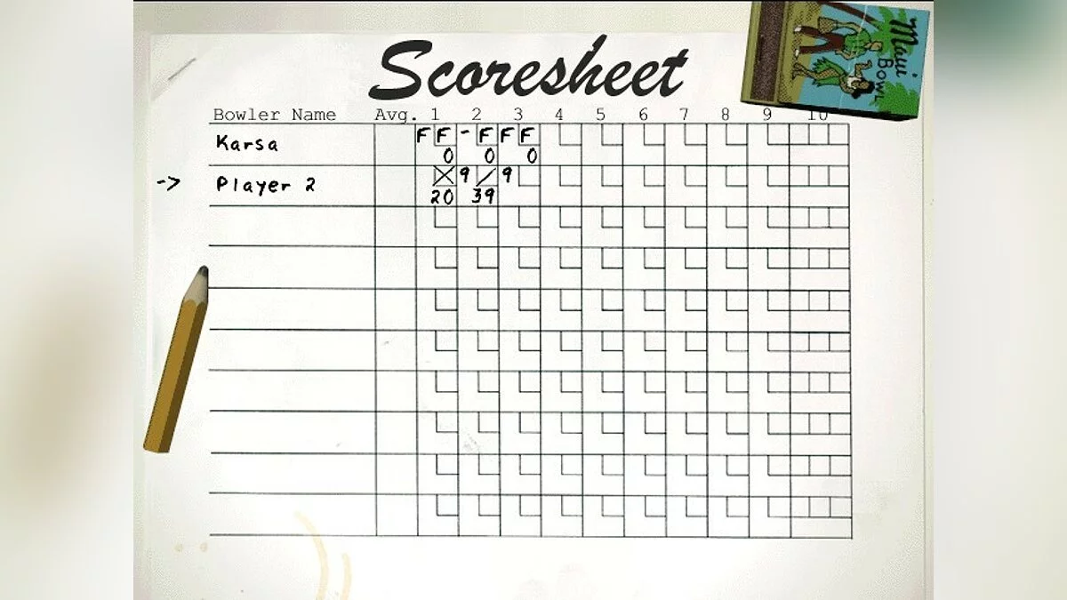 Скриншот из игры Ten Pin Alley - 3