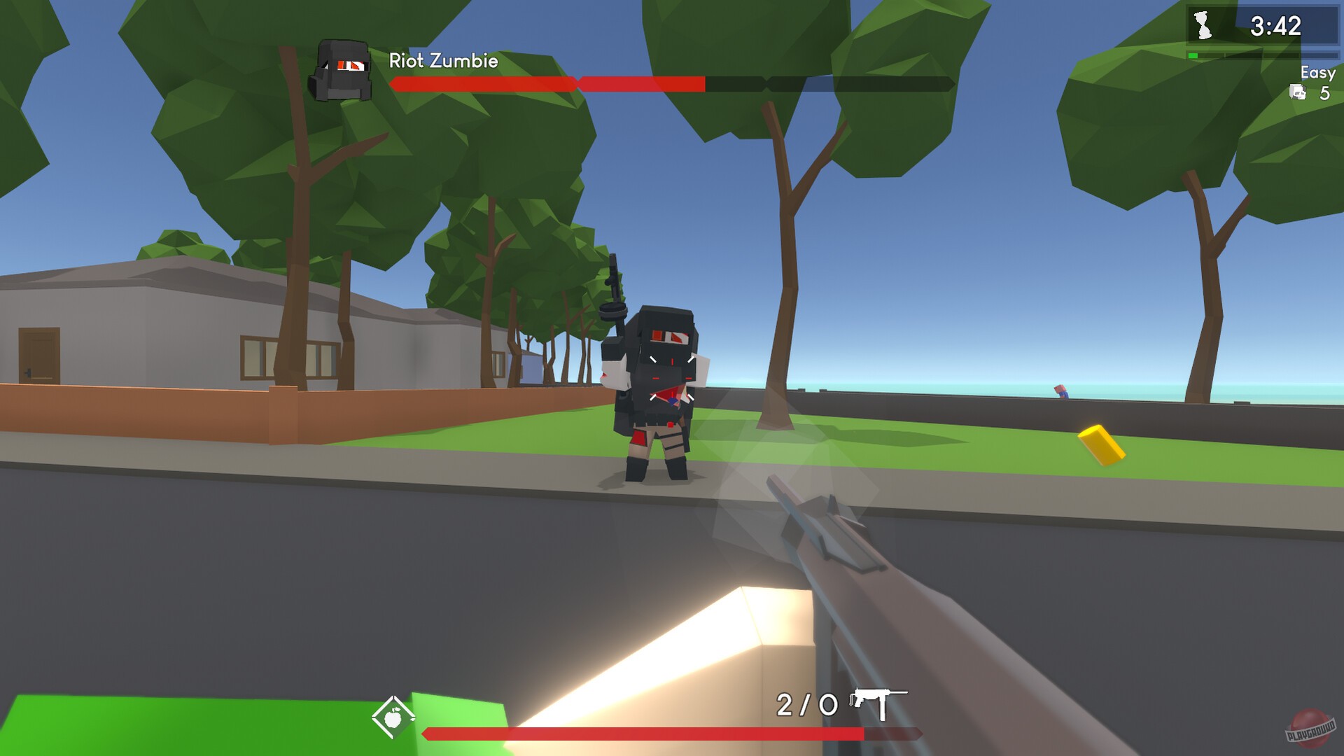 Скриншот из игры Zumbi Blocks 2 - 1