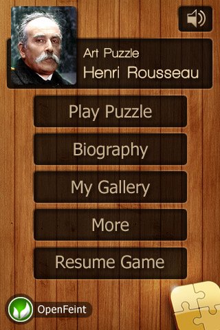 Скриншот из игры Henri Rousseau Jigsaw Puzzles - 1
