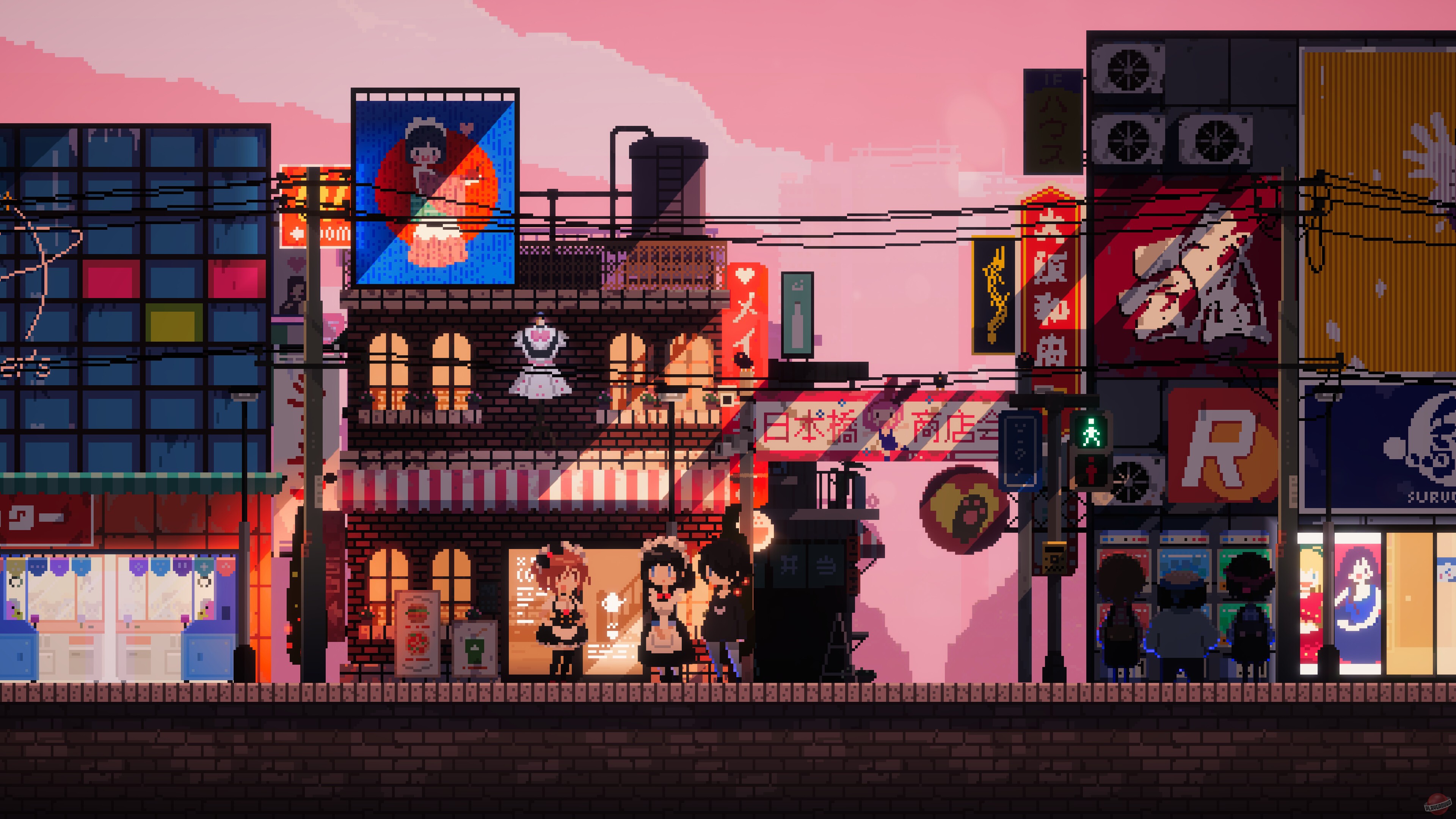 Скриншот из игры Maid Cafe on Electric Street - 11