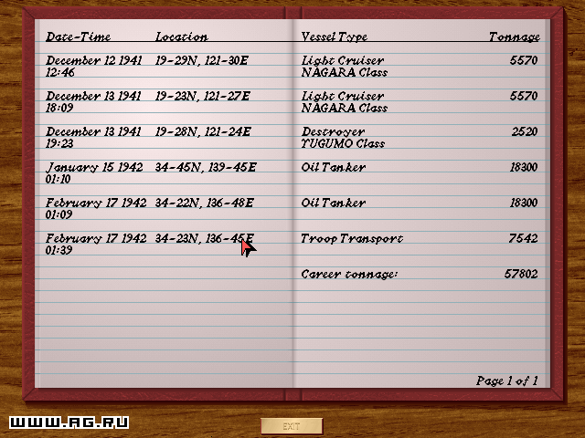 Скриншот из игры Silent Hunter - 23