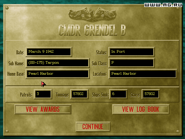 Скриншот из игры Silent Hunter - 16