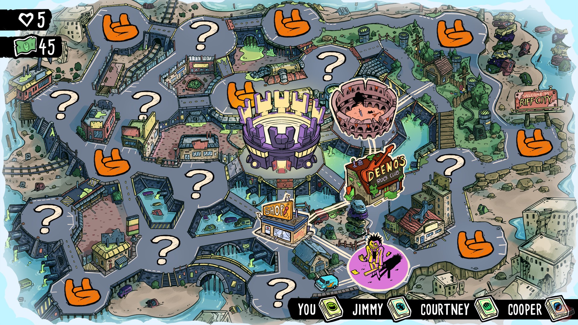 Скриншот из игры Battle Bands: Rock & Roll Deckbuilder - 1