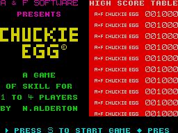 Скриншот из игры Chuckie Egg - 20