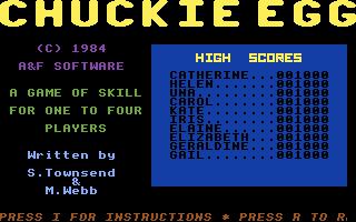 Скриншот из игры Chuckie Egg - 57