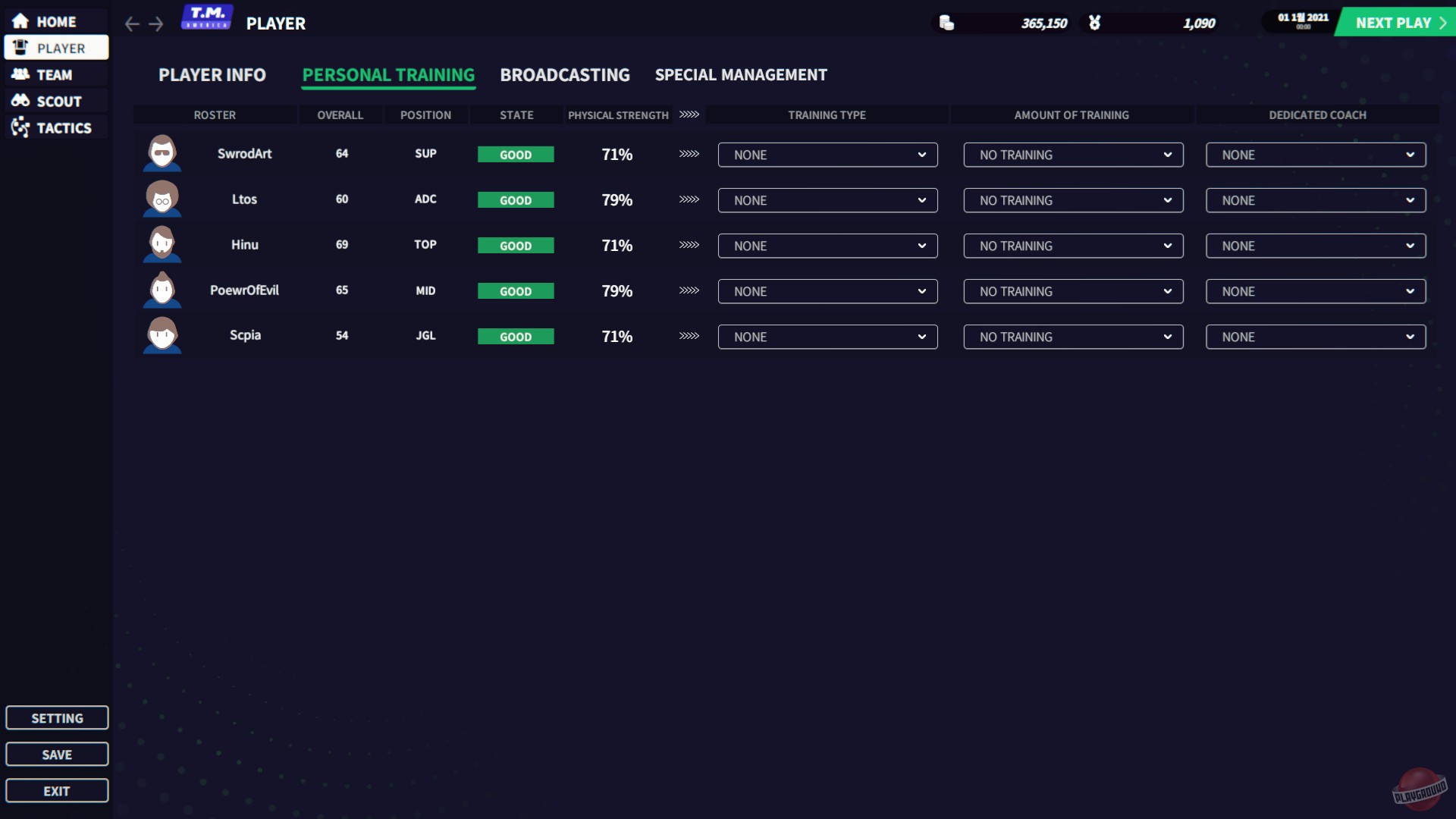Скриншот из игры League Manager 2022 - 17