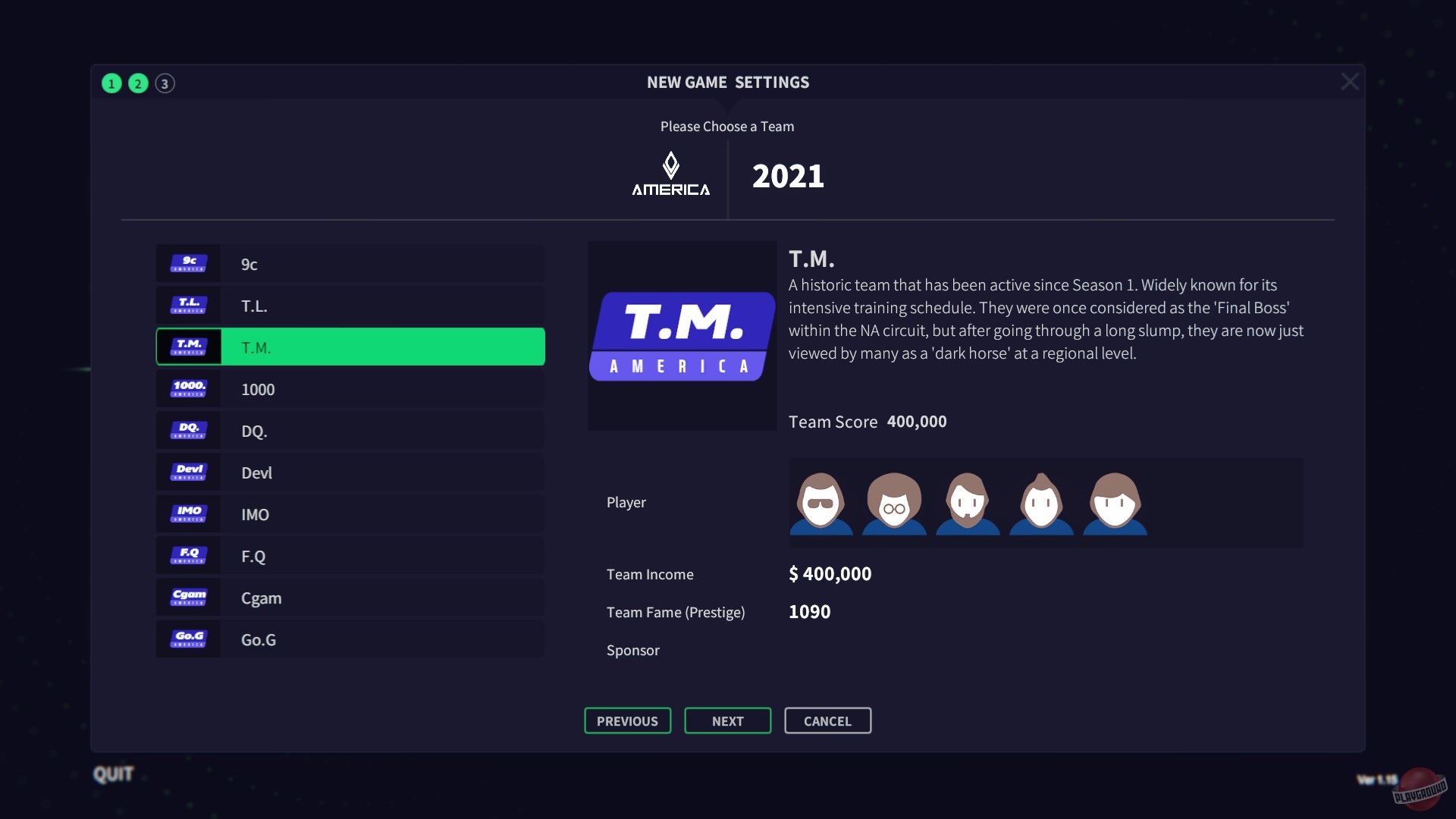 Скриншот из игры League Manager 2022 - 16