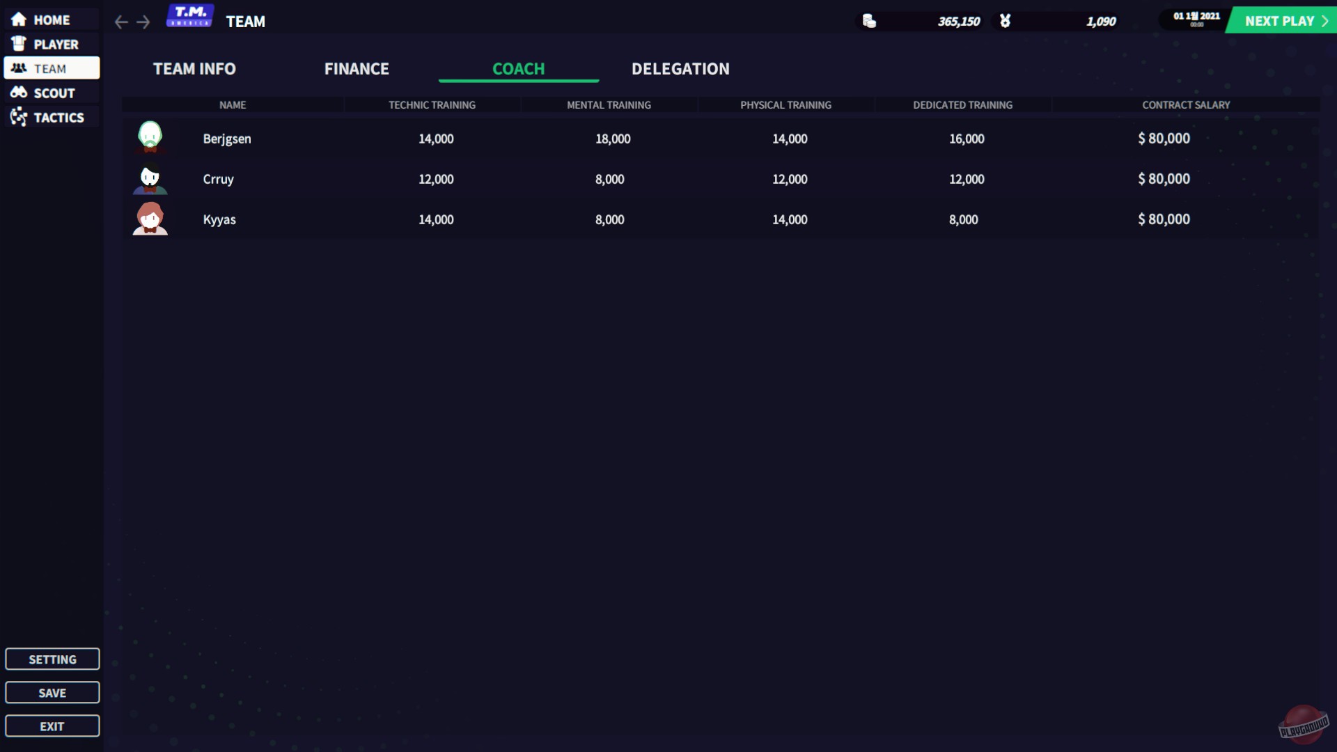 Скриншот из игры League Manager 2022 - 23