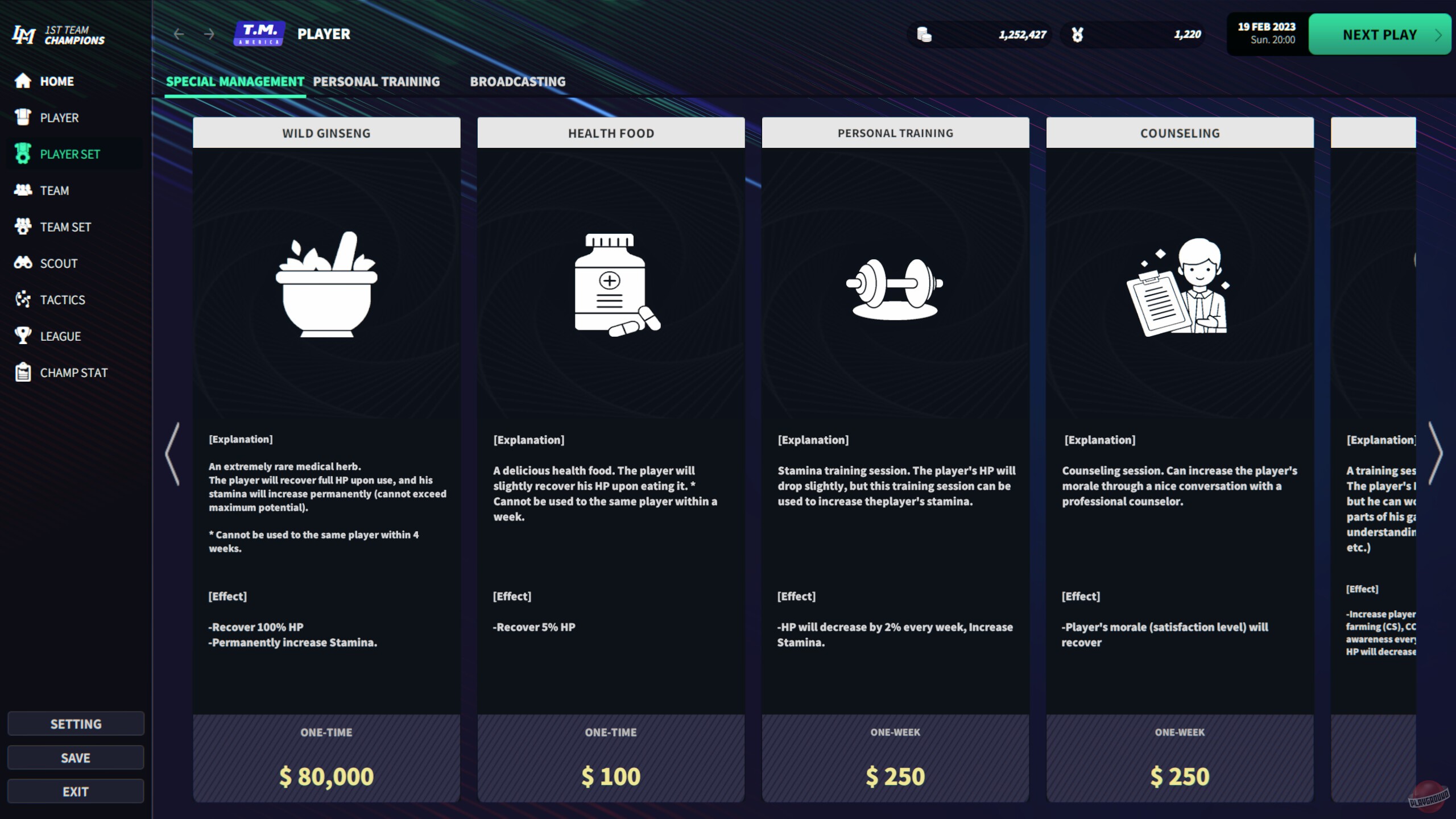 Скриншот из игры League Manager 2023 - 6