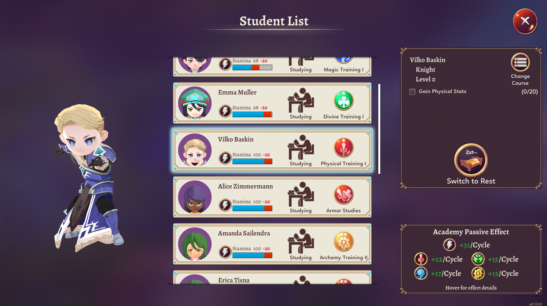 Скриншот из игры Valthirian Arc: Hero School Story 2 - 16