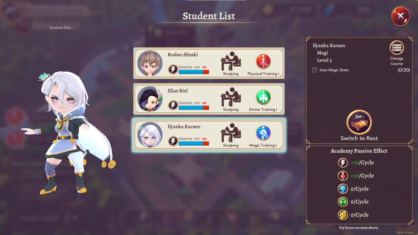 Скриншот из игры Valthirian Arc: Hero School Story 2 - 3