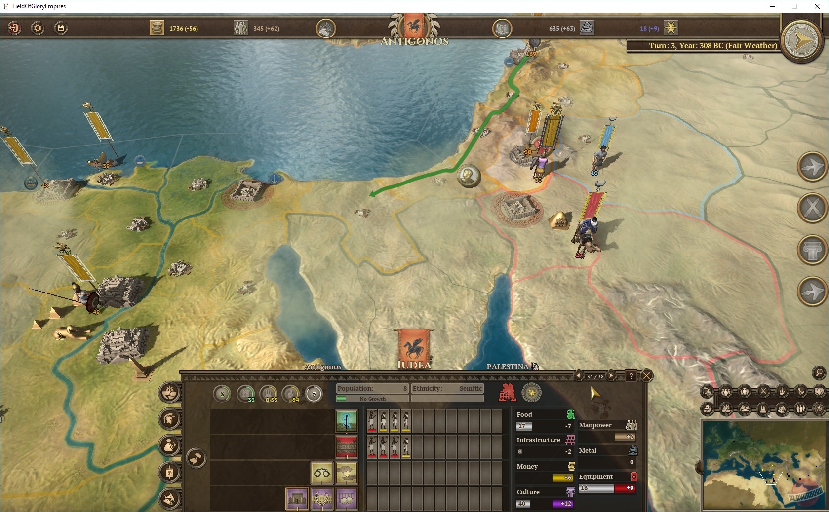 Скриншот из игры Field of Glory: Empires - 28