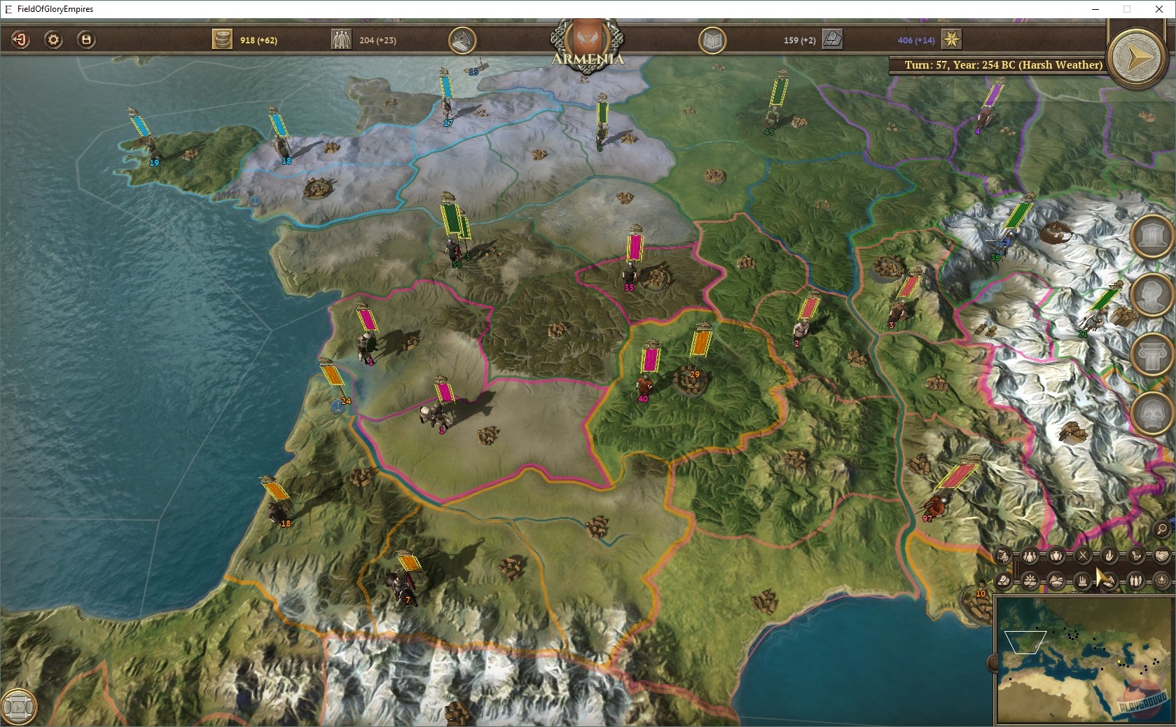 Скриншот из игры Field of Glory: Empires - 44