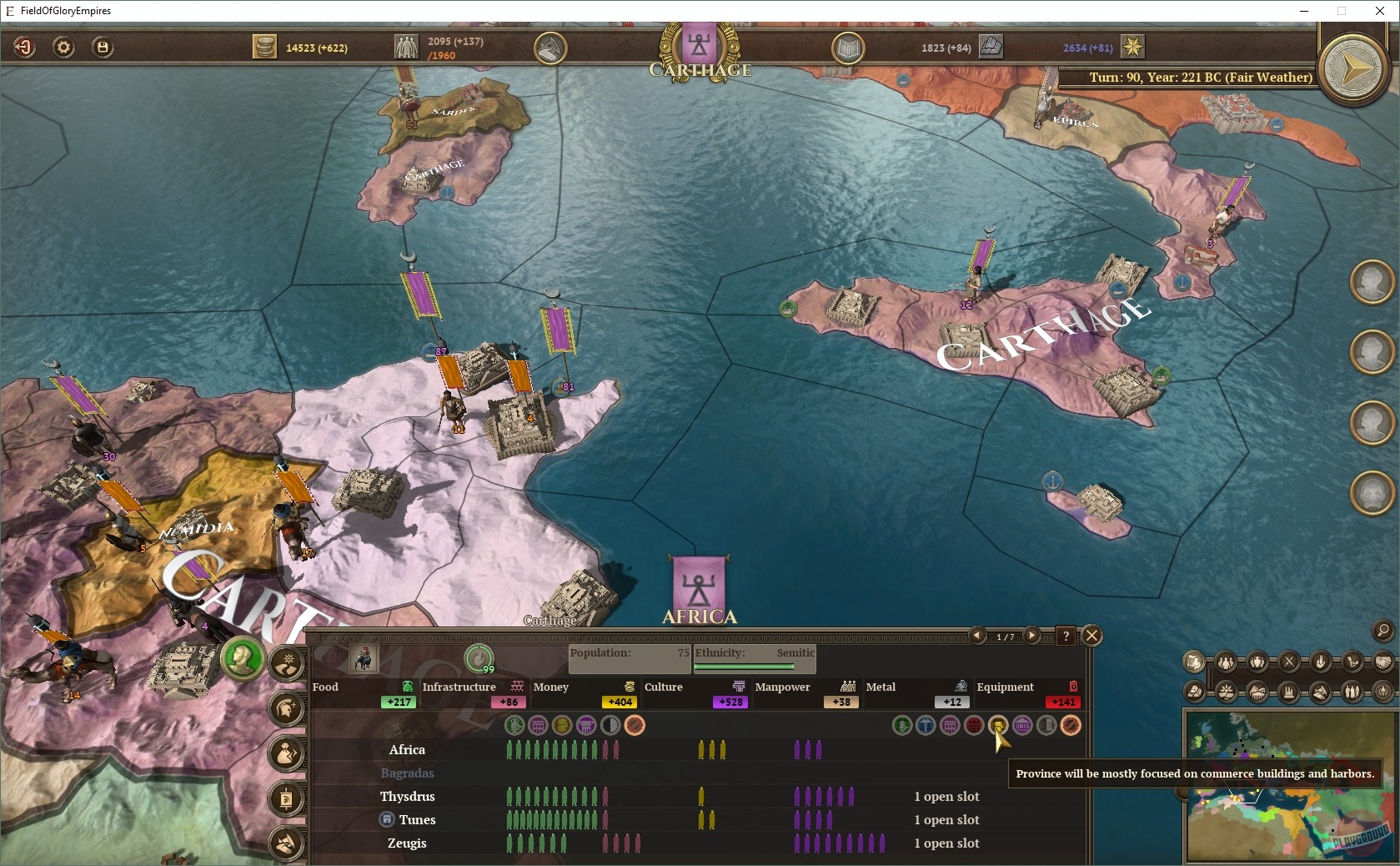 Скриншот из игры Field of Glory: Empires - 34