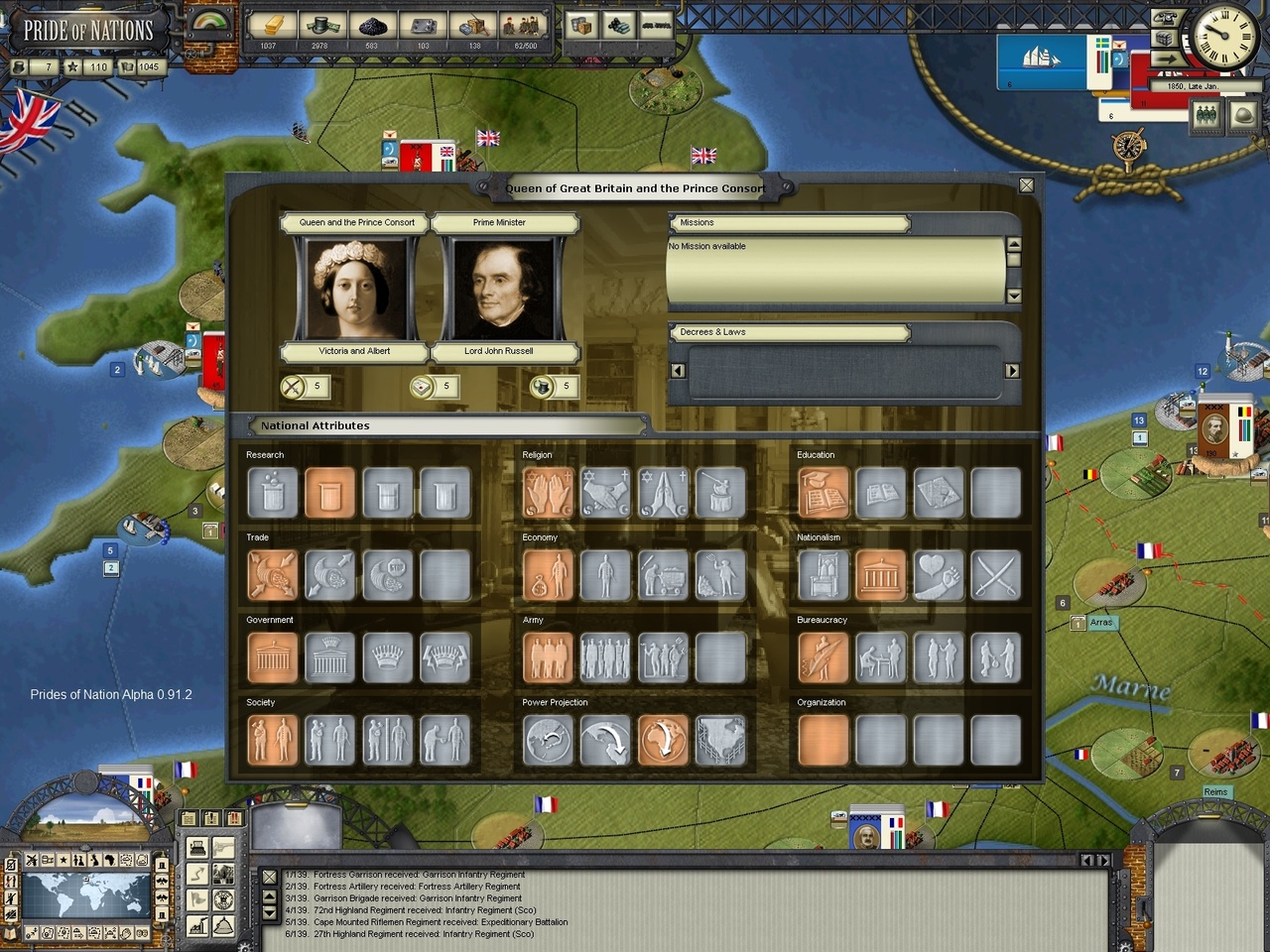 Скриншот из игры Pride of Nations - 67