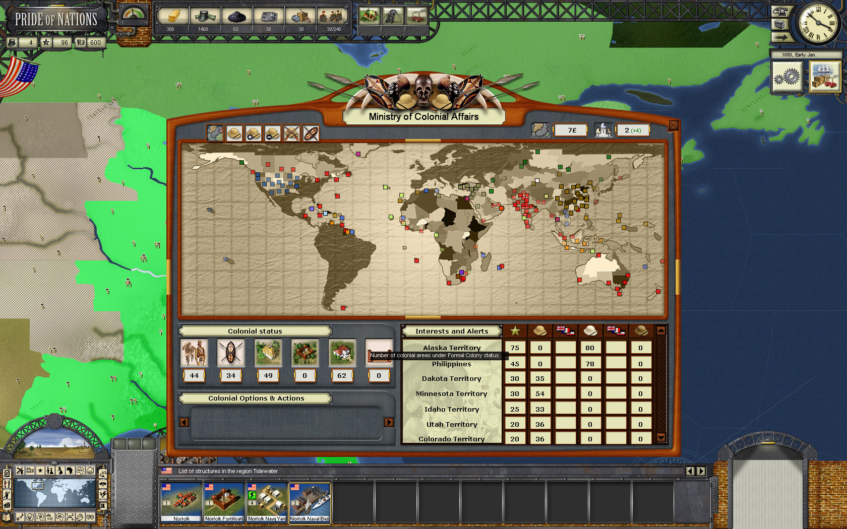 Скриншот из игры Pride of Nations - 95