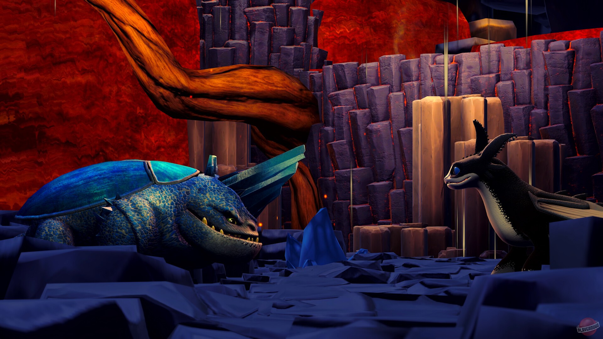 Скриншот из игры DreamWorks Dragons: Legends of The Nine Realms - 1