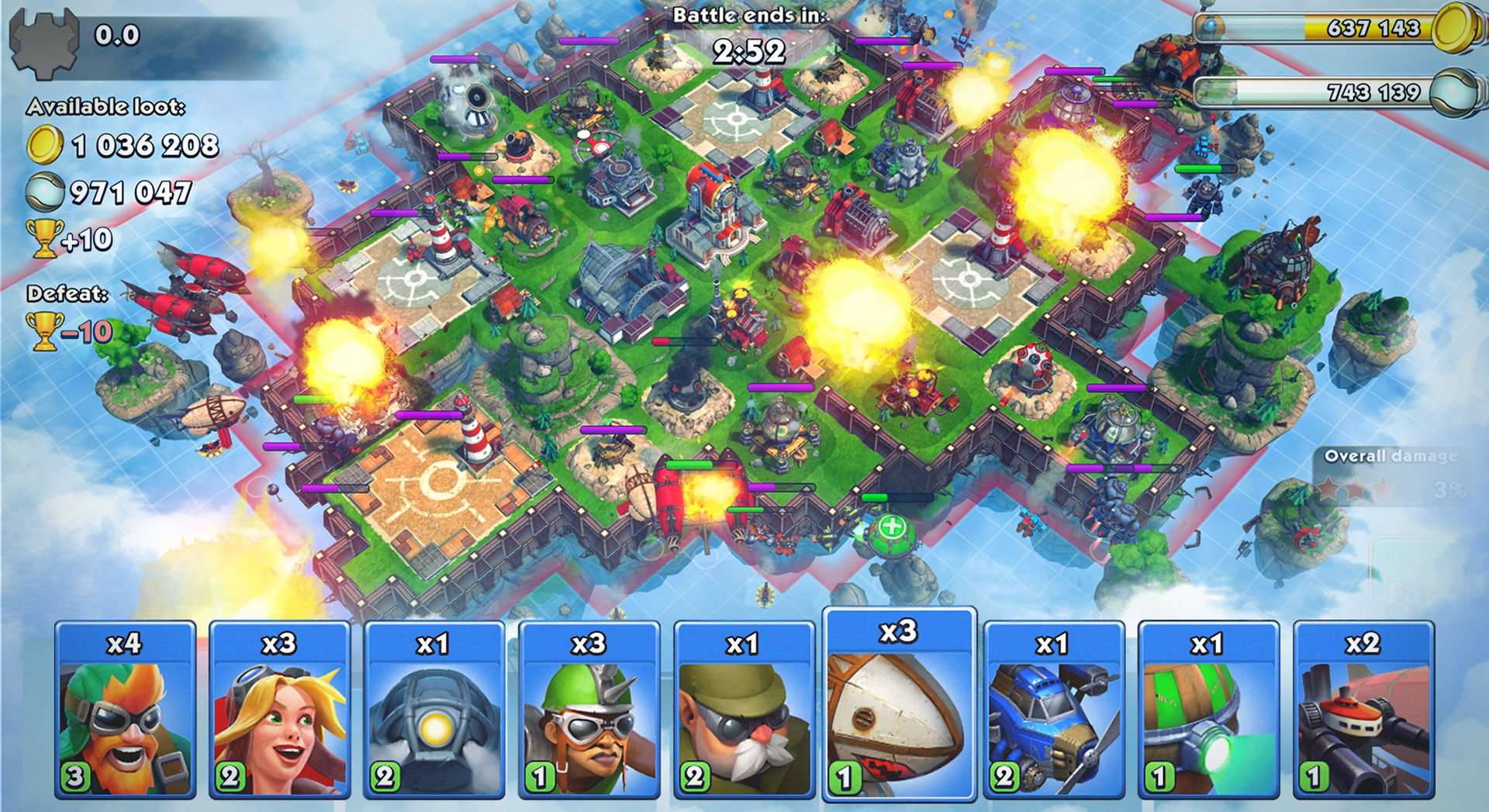 Скриншот из игры Sky Clash: Lords of Clans 3D - 2