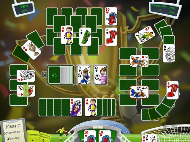 Скриншот из игры Пасьянс Футболка - 2