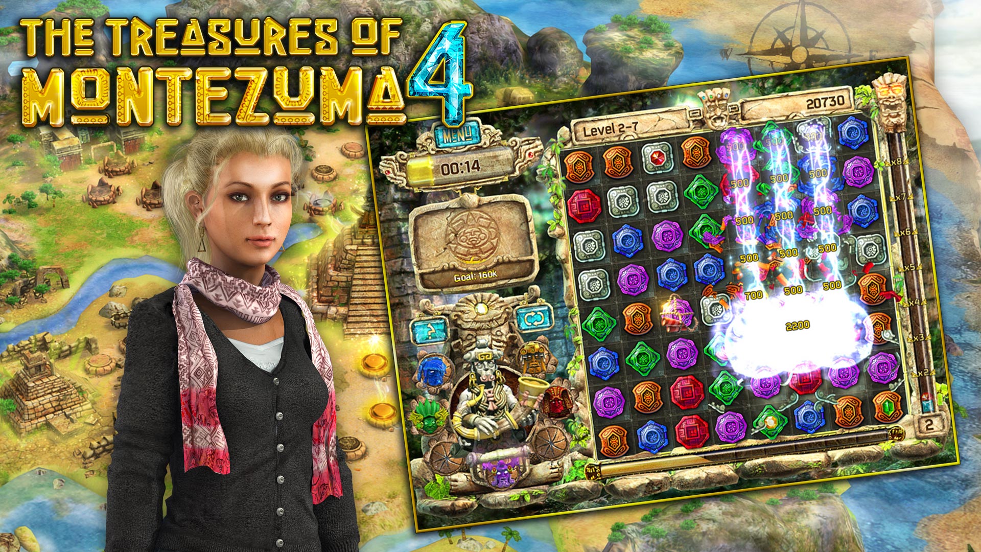 Скриншот из игры The Treasures of Montezuma 4 - 2