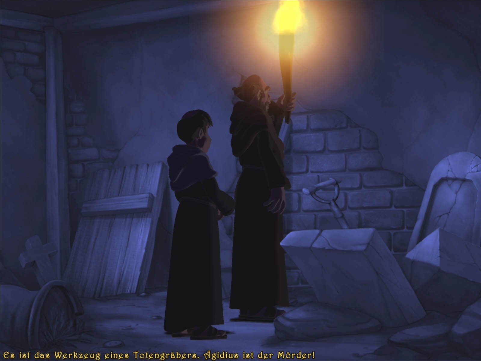 Скриншот из игры Murder in the Abbey - 1