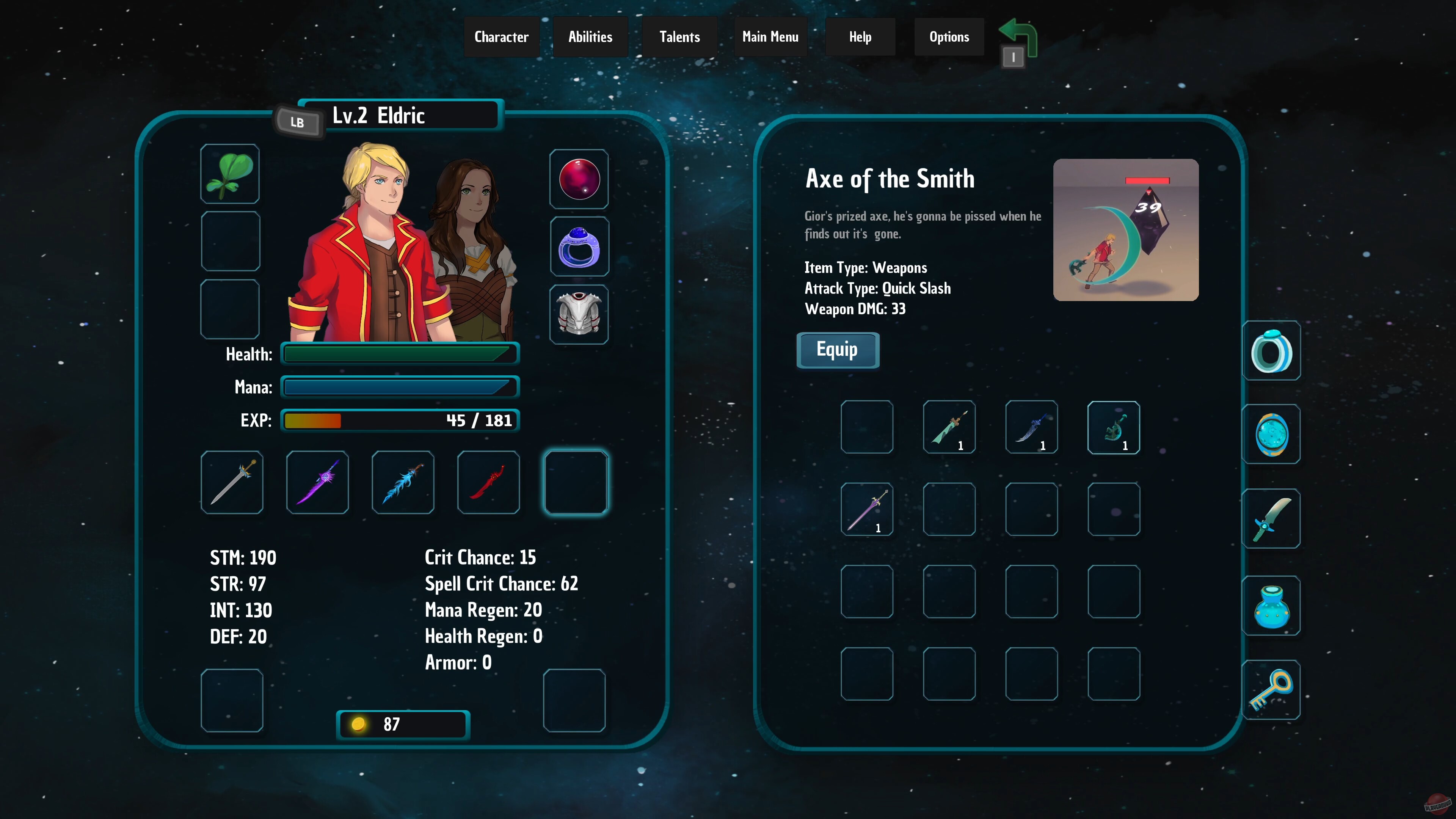 Скриншот из игры Echoes of the Stars - 1