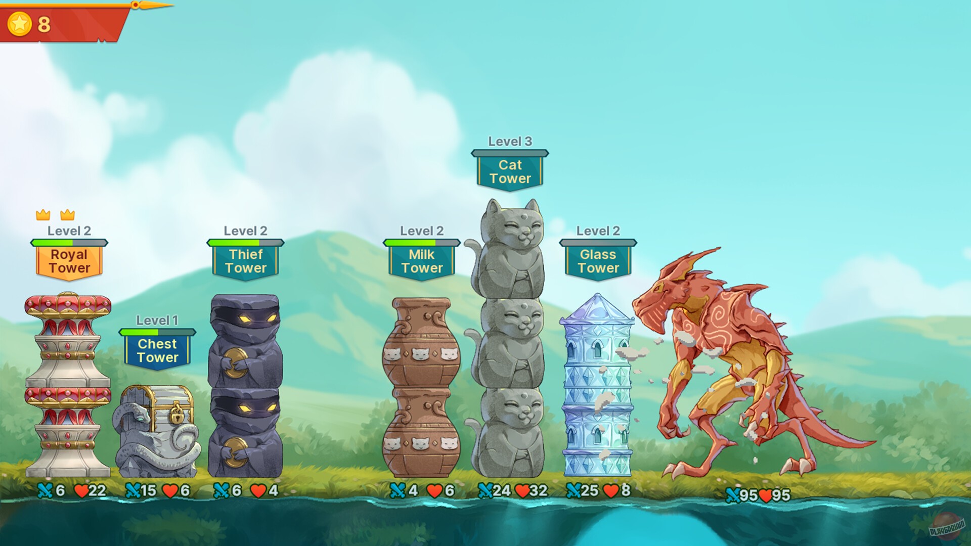 Скриншот из игры Epic Auto Towers - 6