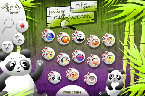 Скриншот из игры My first games: Find the differences - 1