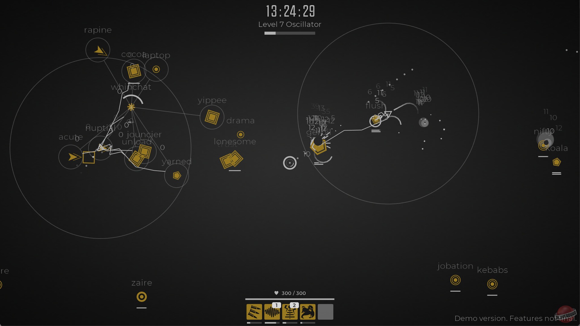 Скриншот из игры Glyphica: Typing Survival - 9