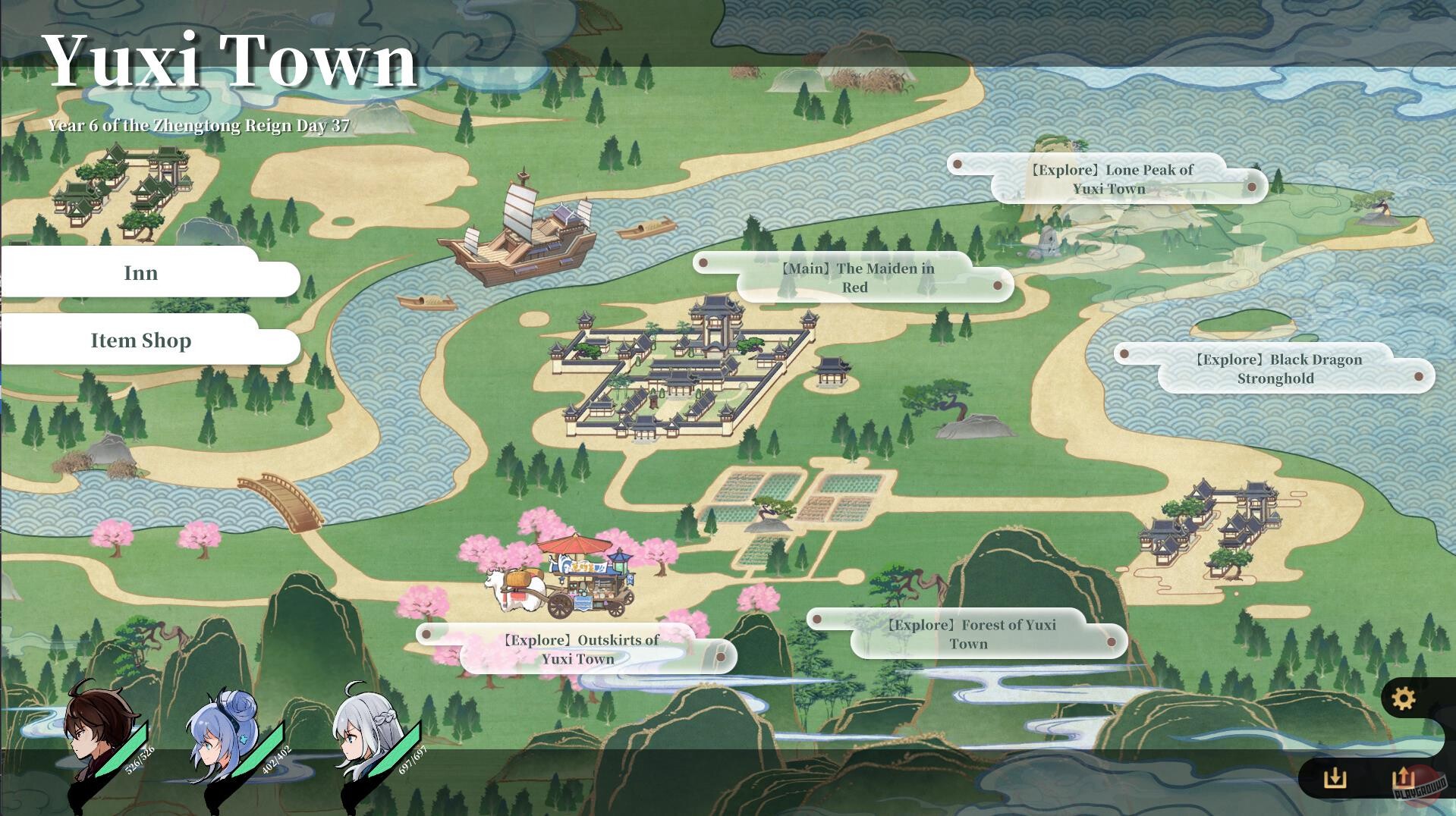 Скриншот из игры Blades of Jianghu: Ballad of Wind and Dust - 11