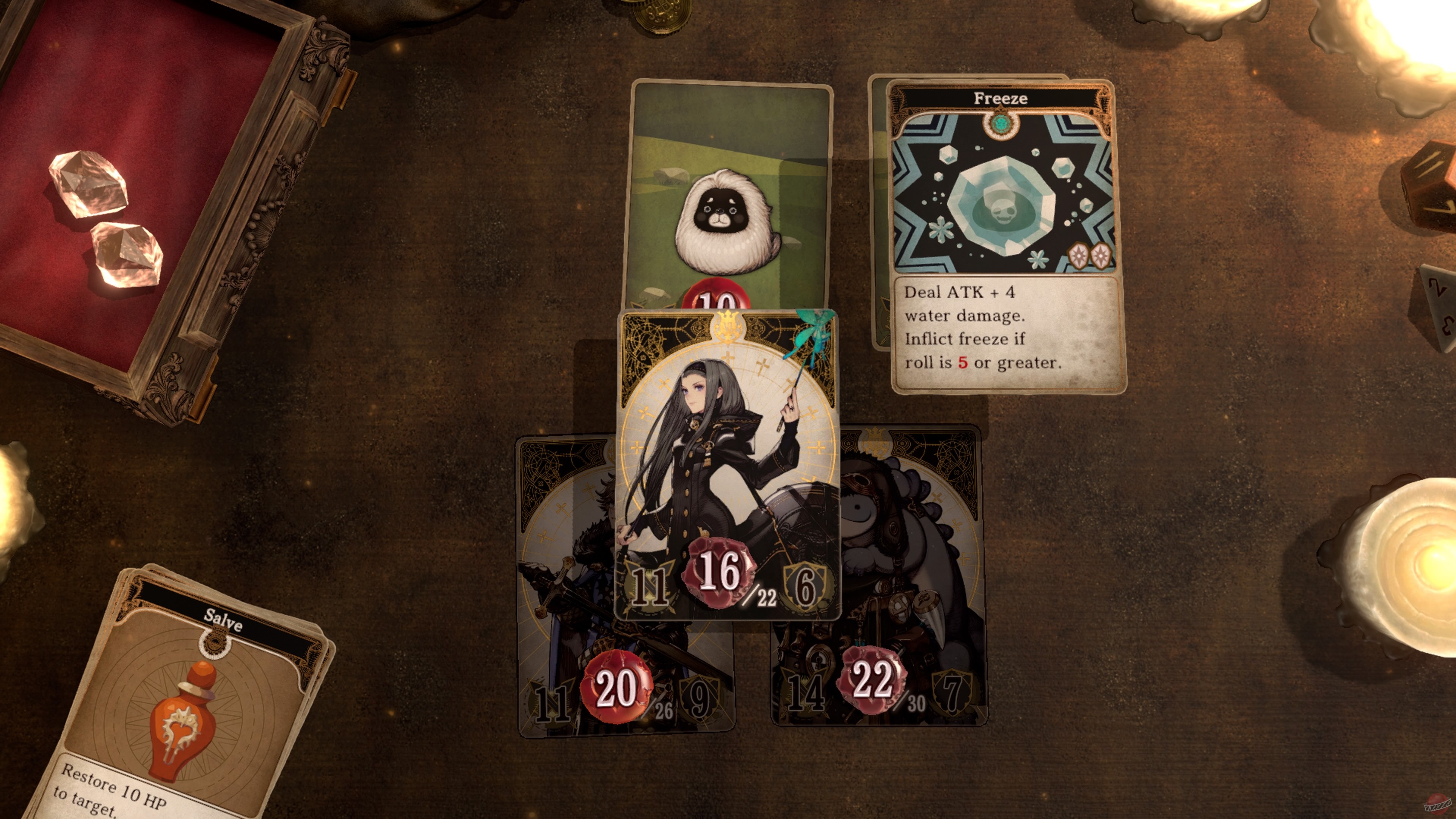 Скриншот из игры Voice of Cards: The Isle Dragon Roars - 9