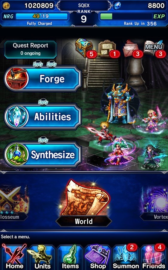 Скриншот из игры Final Fantasy: Brave Exvius - 4