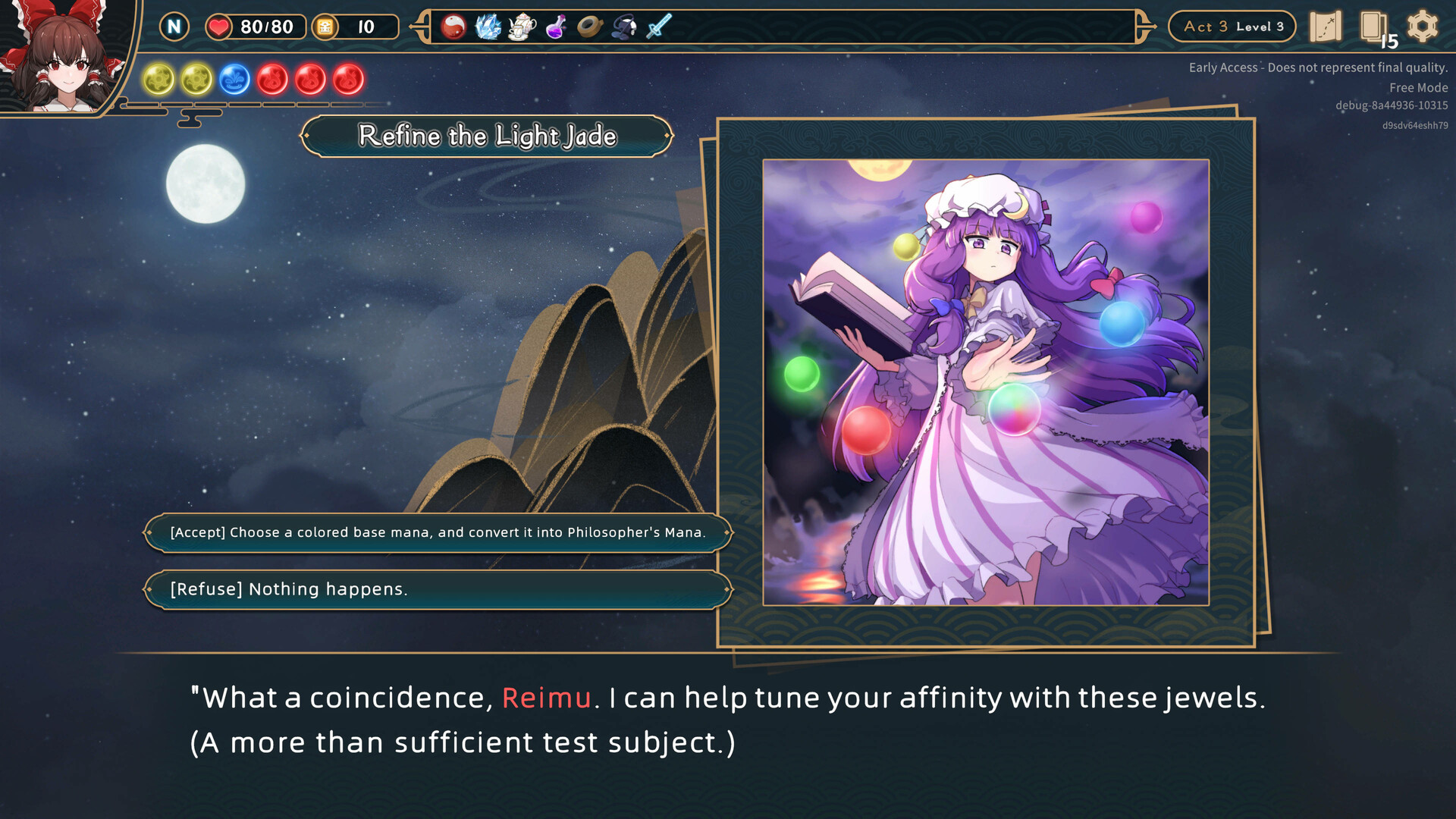 Скриншот из игры Touhou: Lost Branch of Legend - 1