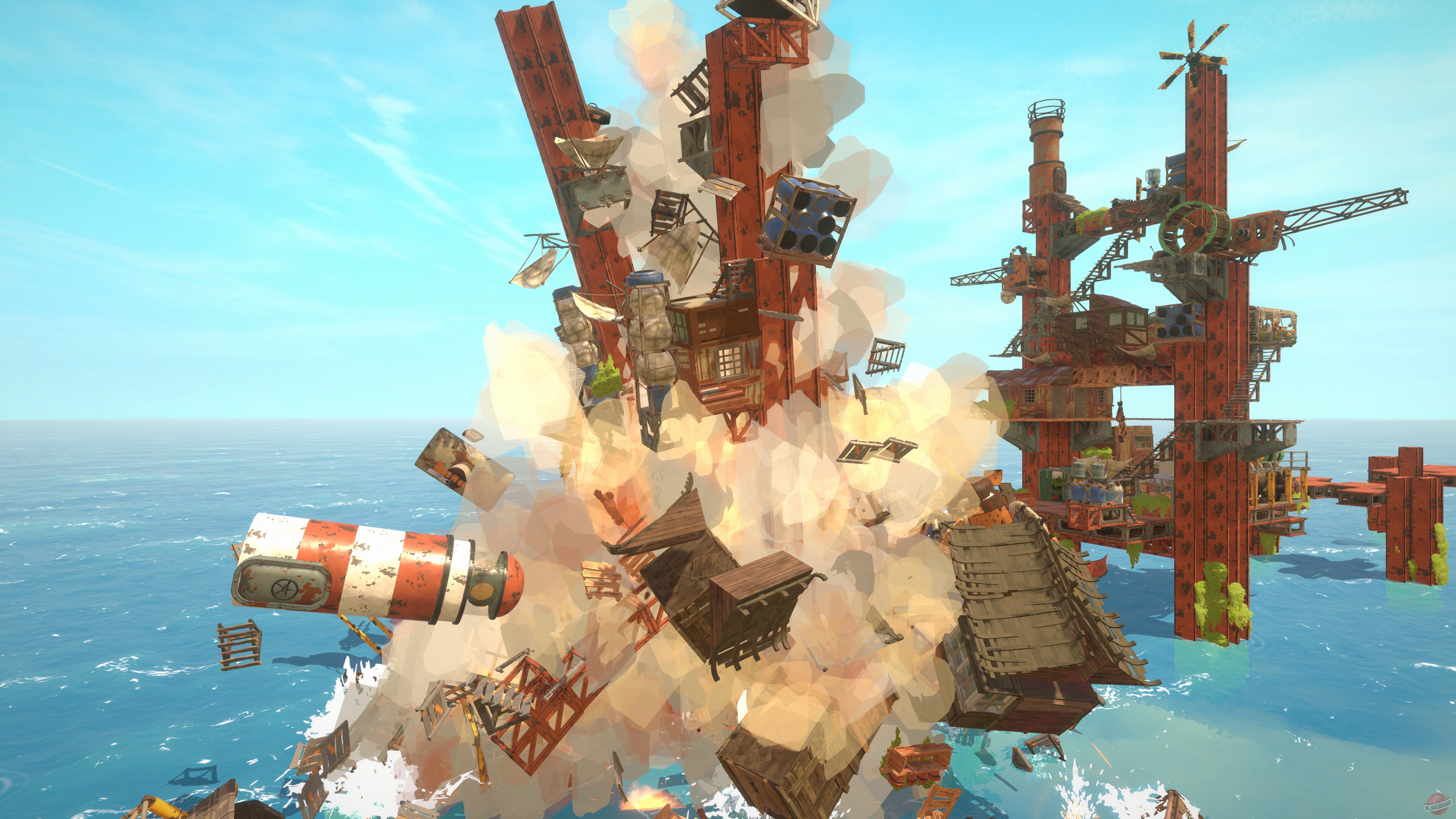 Скриншот из игры ALL WILL FALL: Physics-Based Survival City Builder - 18