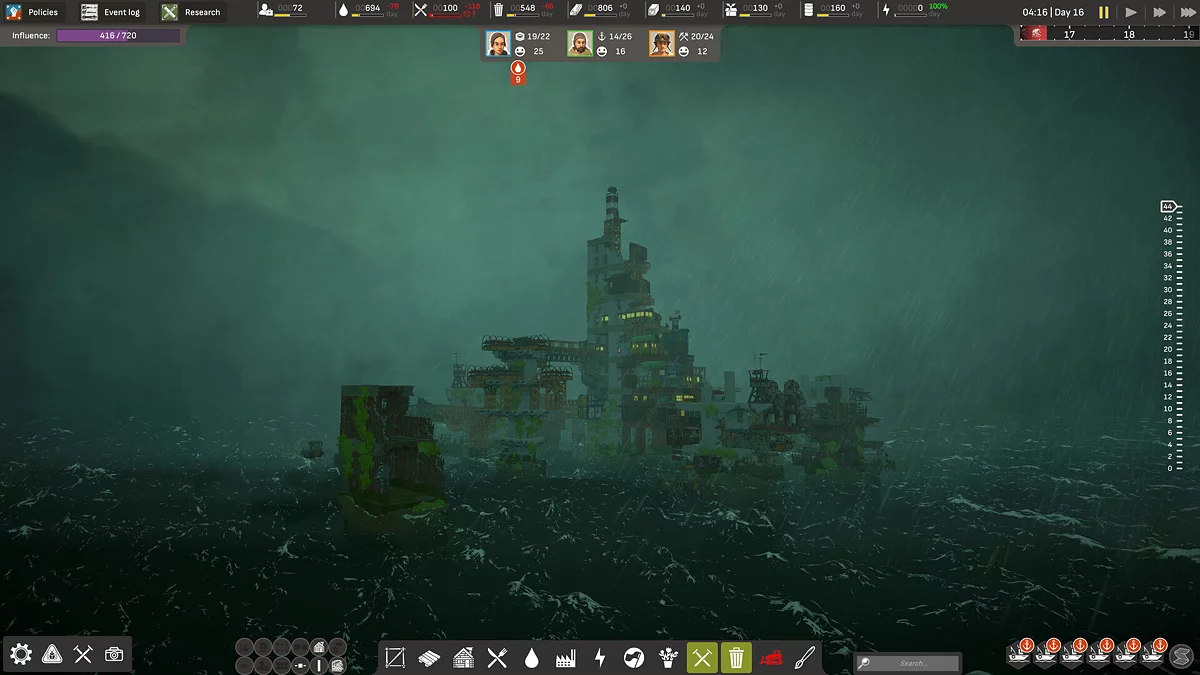 Скриншот из игры ALL WILL FALL: Physics-Based Survival City Builder - 12