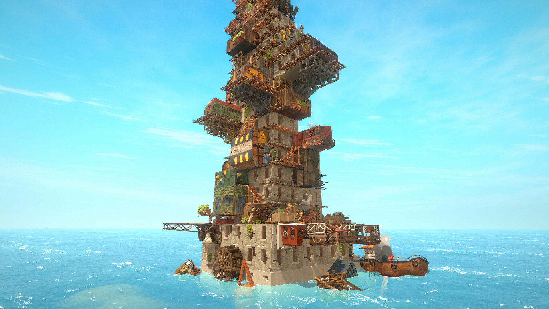 Скриншот из игры ALL WILL FALL: Physics-Based Survival City Builder - 1