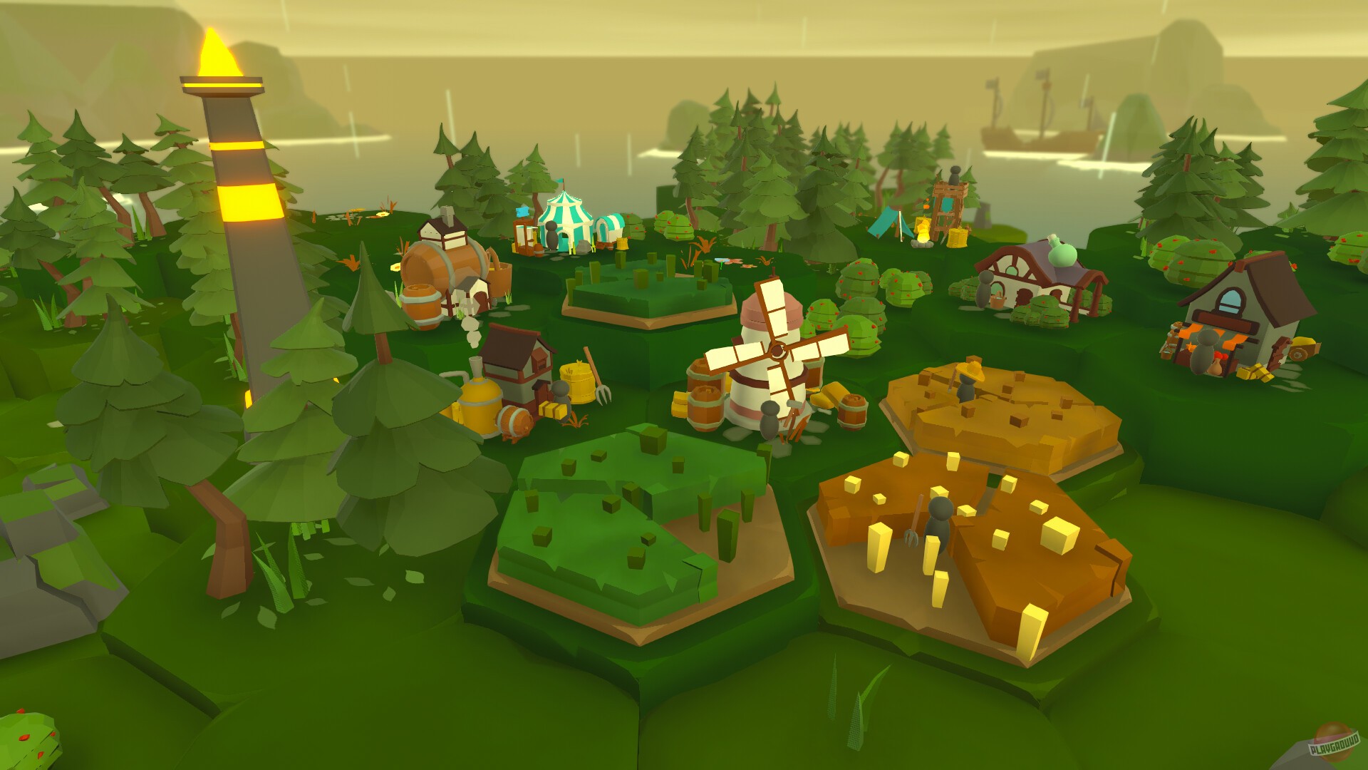 Скриншот из игры Hexaroma: Village Builder - 2