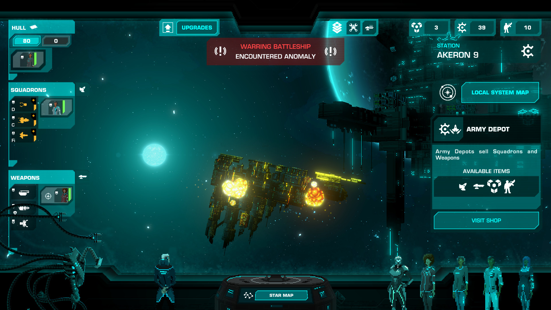 Скриншот из игры Crying Suns - 29