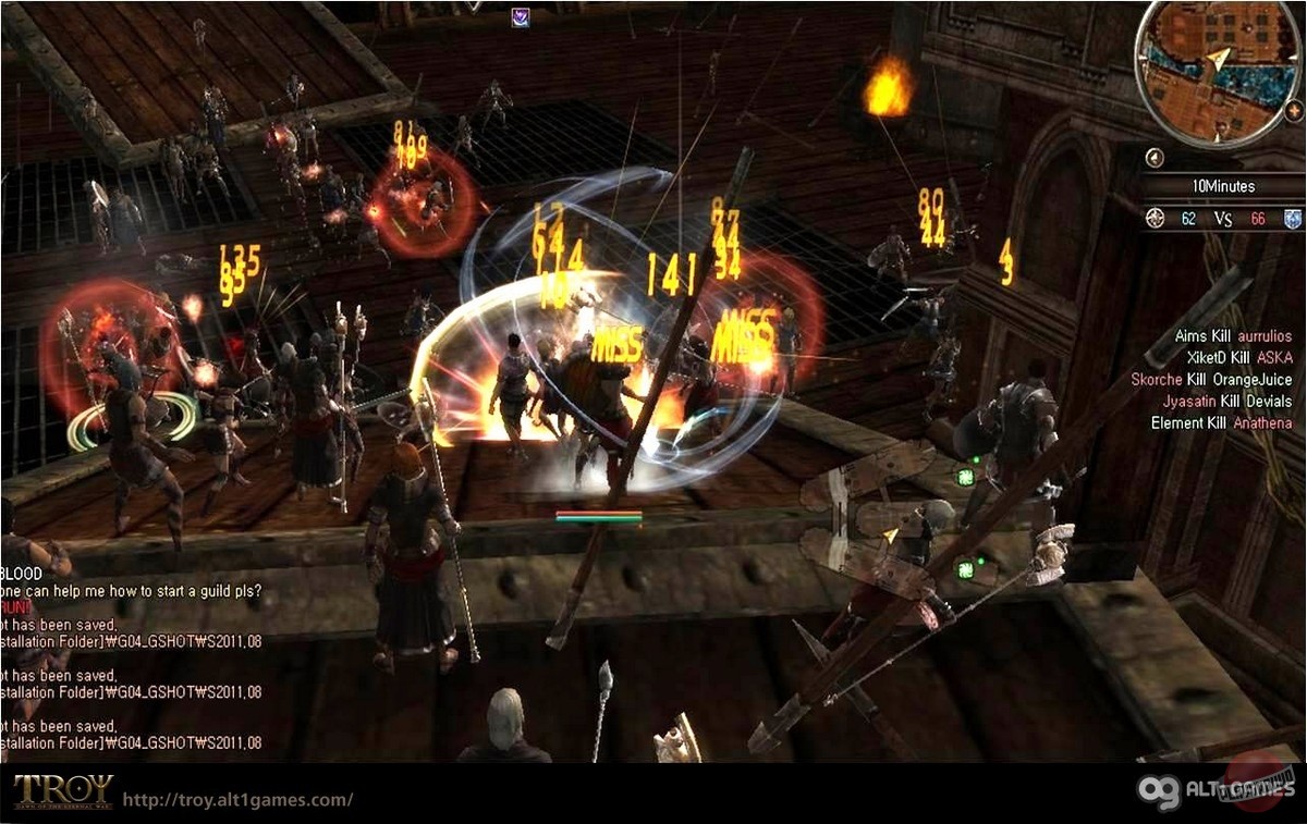 Скриншот из игры Troy Online - 3