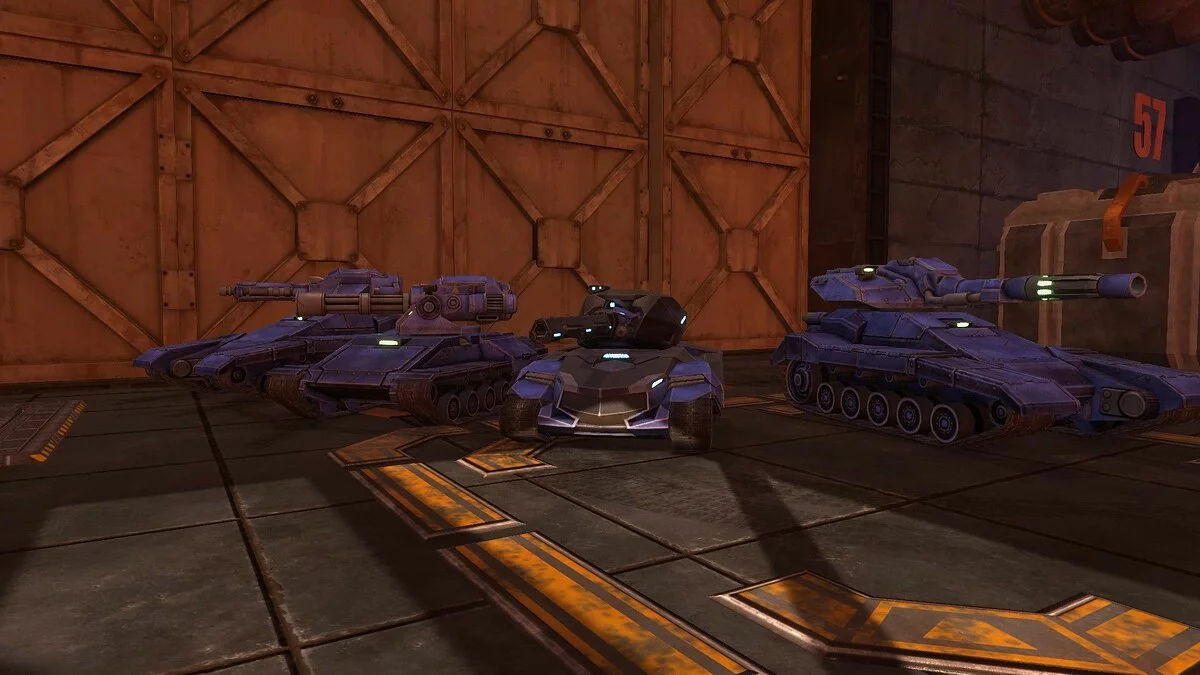 Скриншот из игры Tanki X - 55