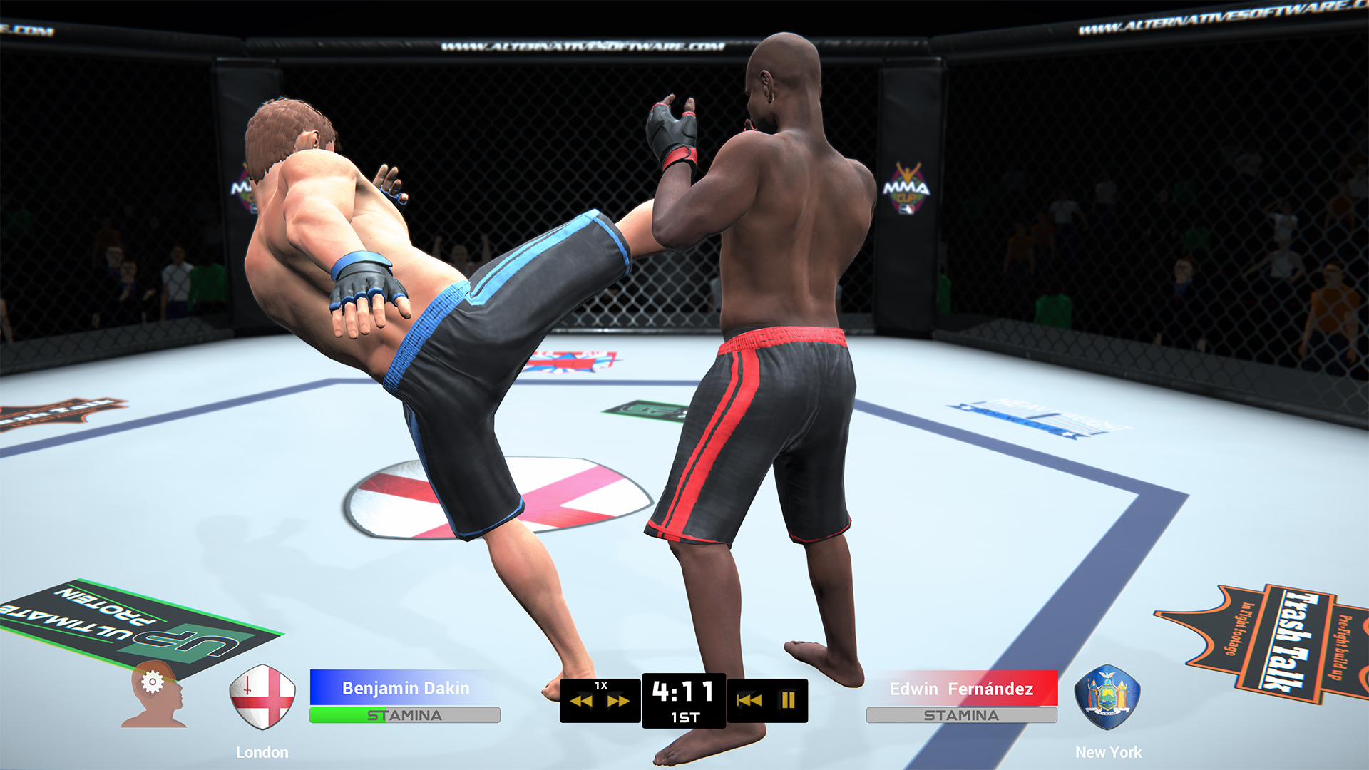 Скриншот из игры MMA Team Manager - 1