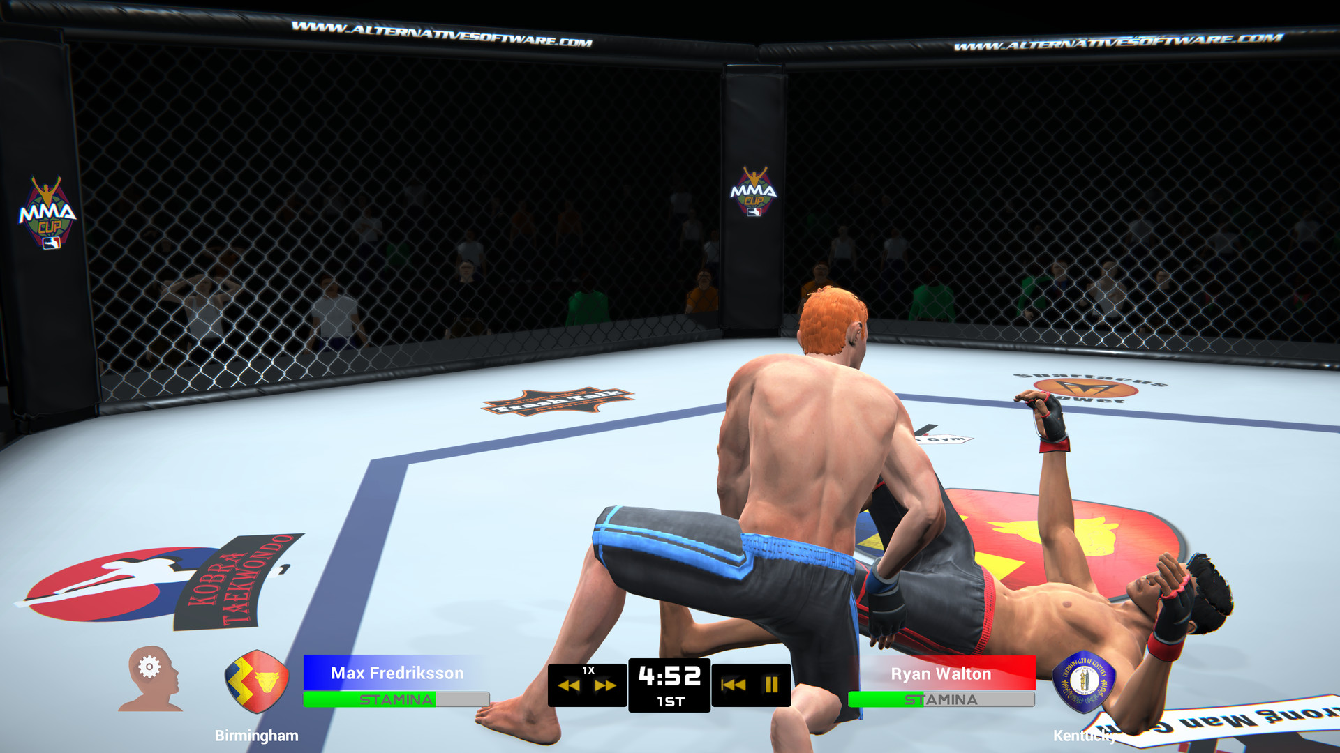 Скриншот из игры MMA Team Manager - 2