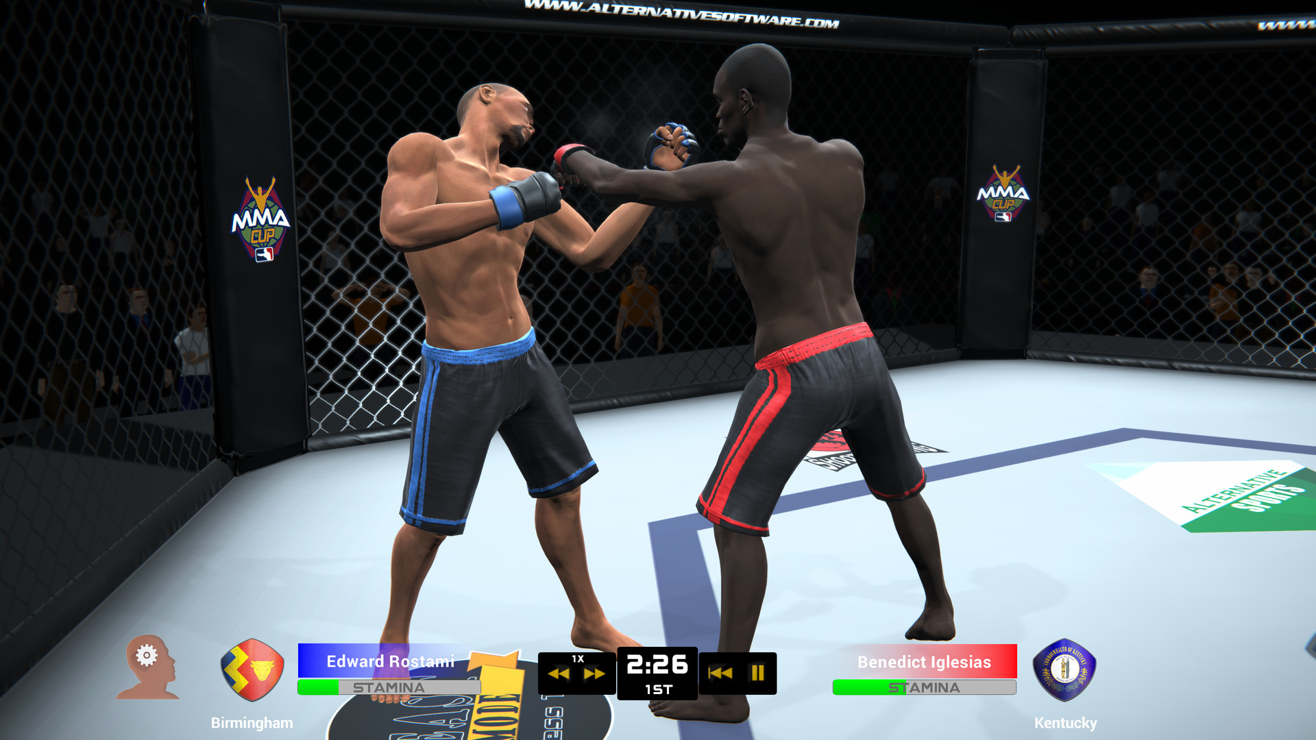 Скриншот из игры MMA Team Manager - 6