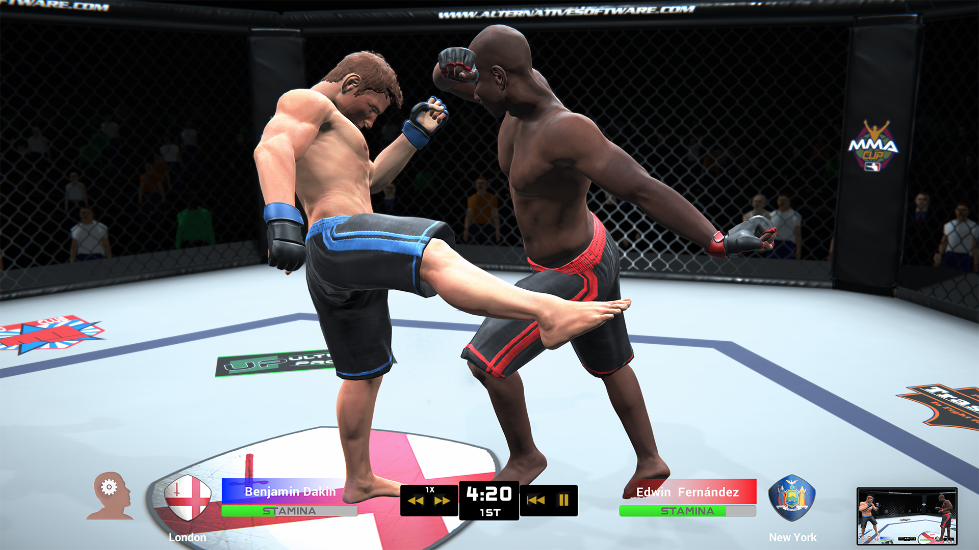 Скриншот из игры MMA Team Manager - 10